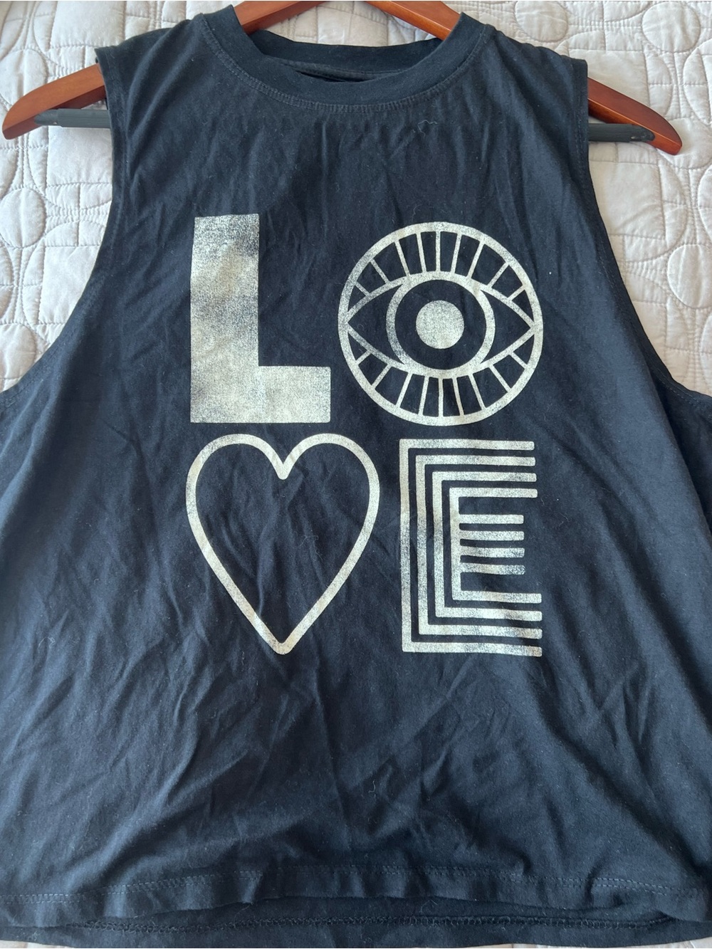 Spiritual Gangster Black 'LOVE' Graphic Tank - Picture 11 of 16